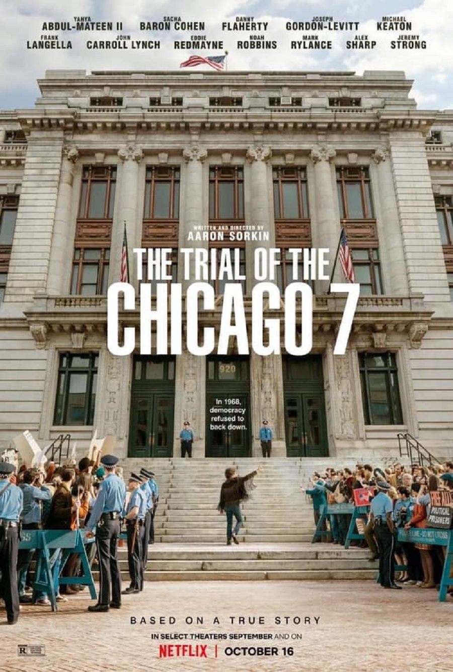 Filmo „Čikagos septyneto teismas“ apžvalga